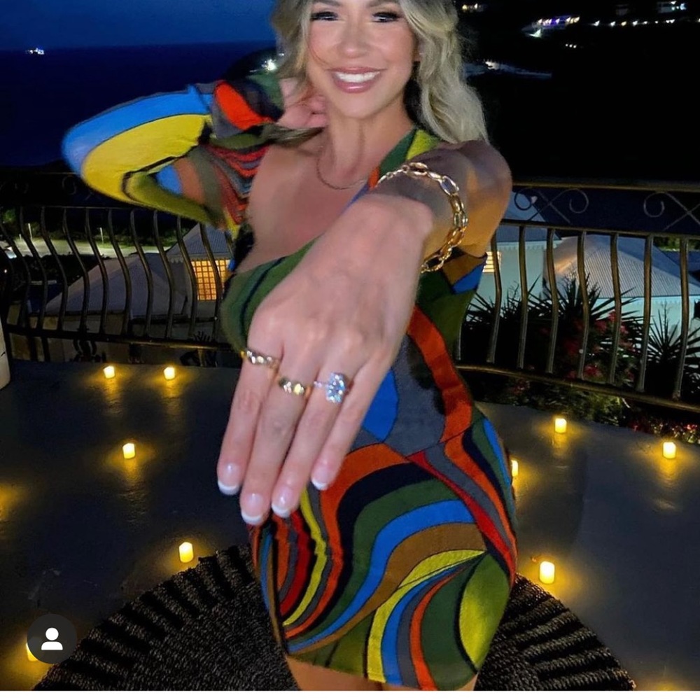 Multicolor Night out Dress